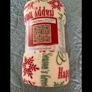 New holiday throw 50” x 16”